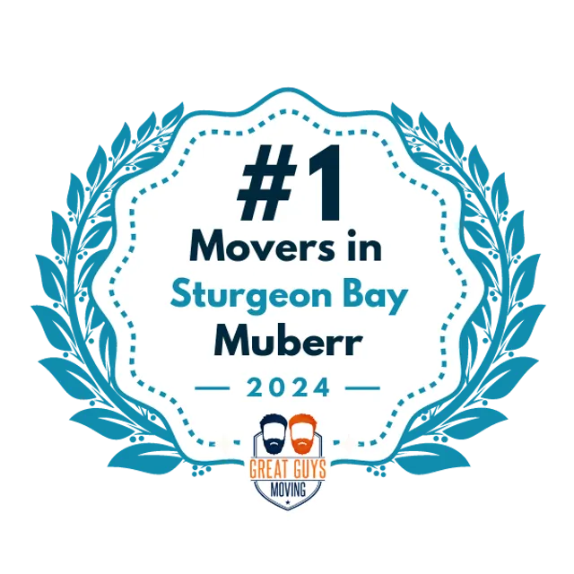 #1 Ranked Movers in Sturgeon Bay, WI 2024 award