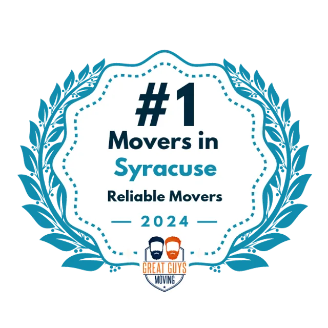 #1 Ranked Movers in Syracuse, NY 2024 award