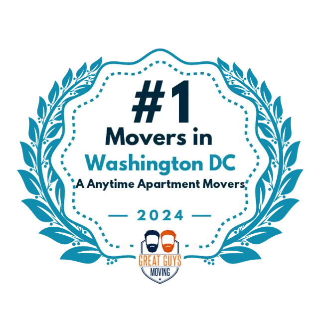 #1 Ranked Movers in Washington DC, DC 2024 award