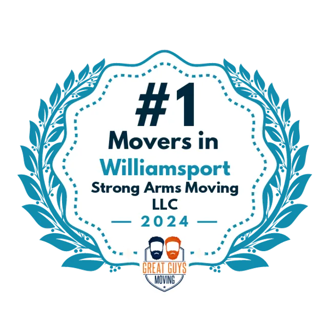 #1 Ranked Movers in Williamsport, PA 2024 award