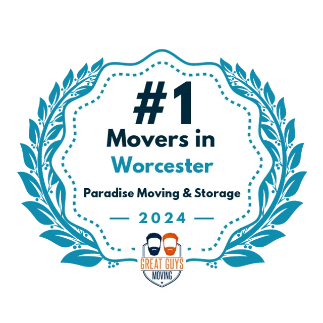 #1 Ranked Movers in Worcester, MA 2024 award