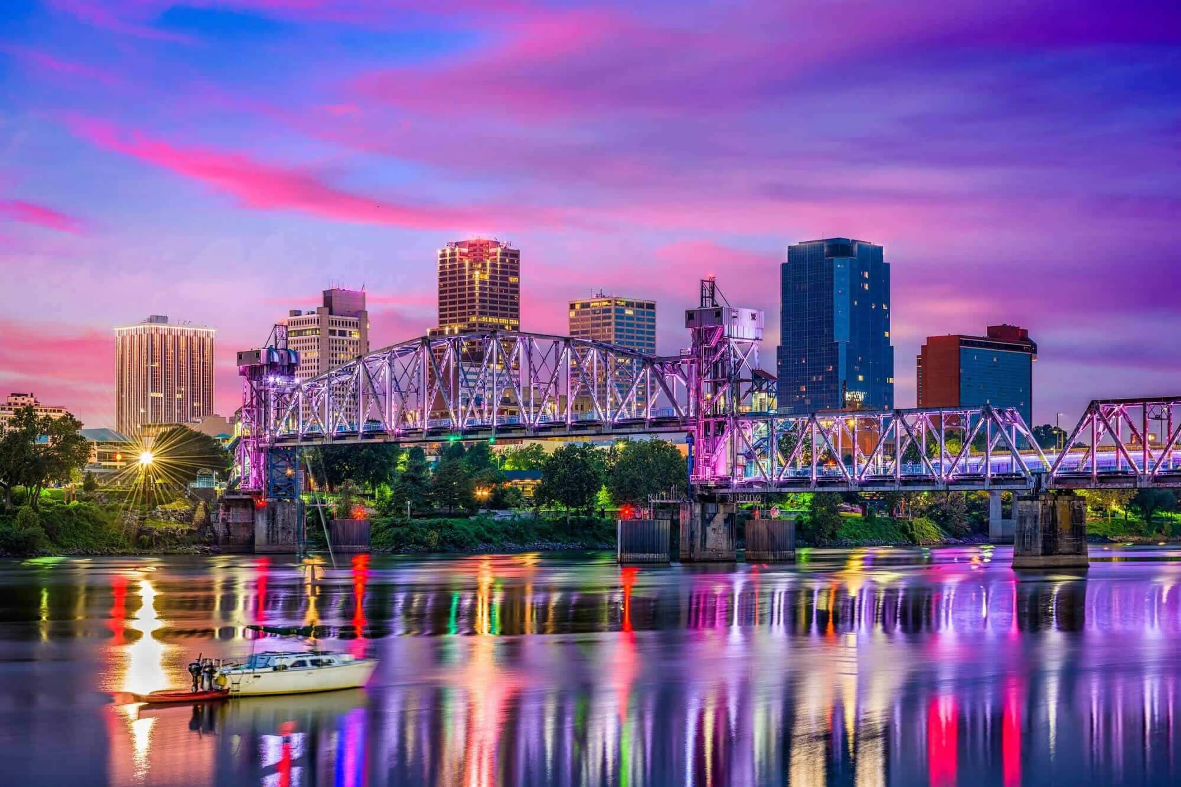 Little Rock, AR background image